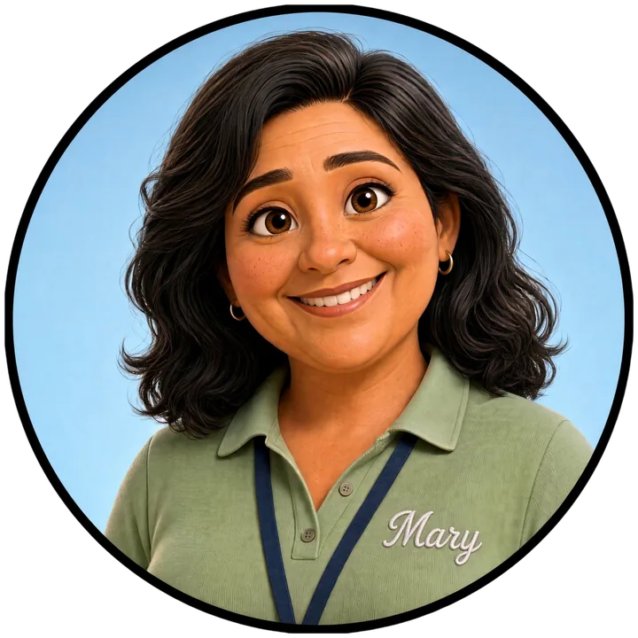Mary, the Medicaid Meals assistant, smiling